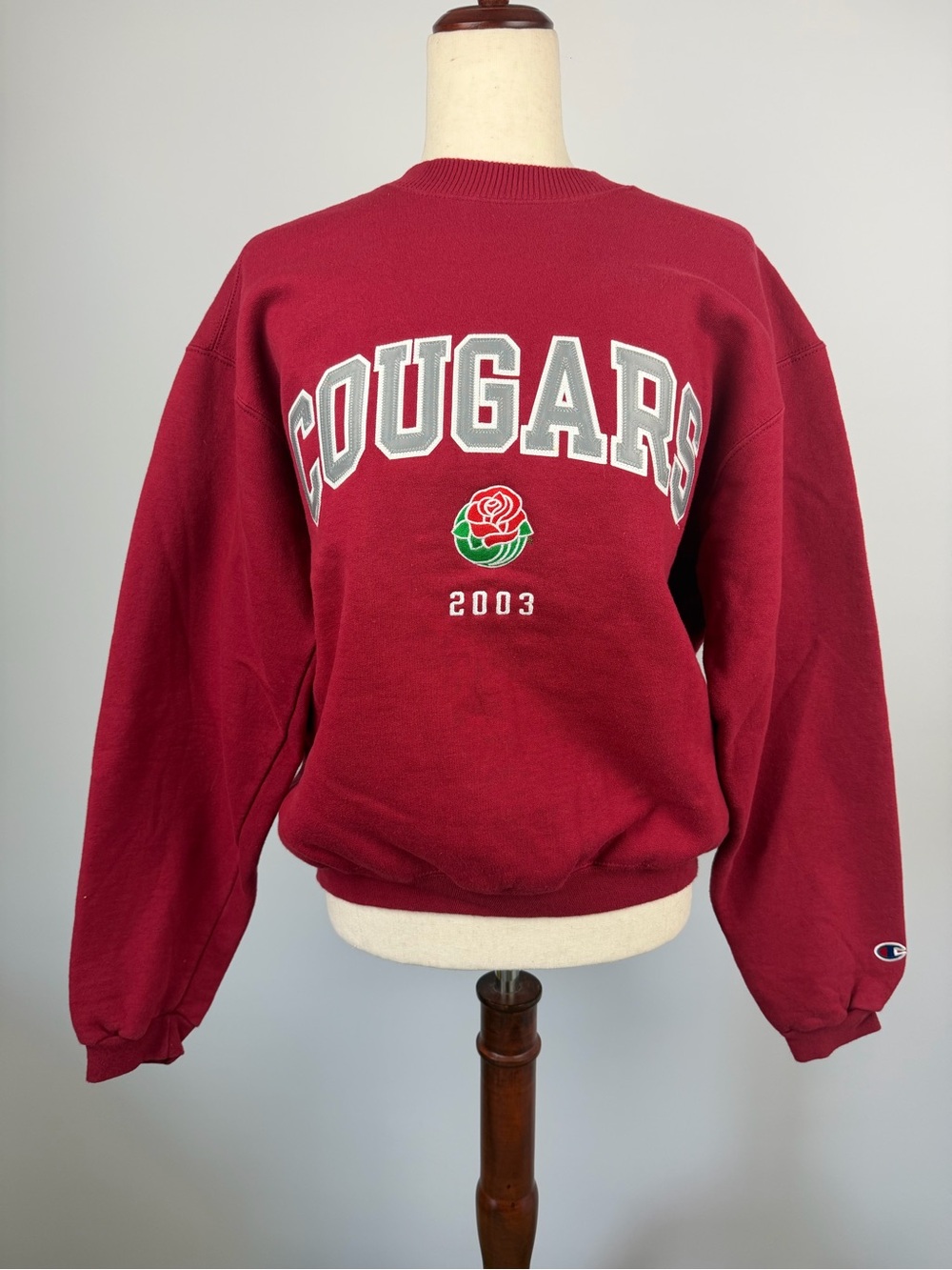 Champion WSU Cougars Rose Bowl Crewneck Sweatshirt Size M